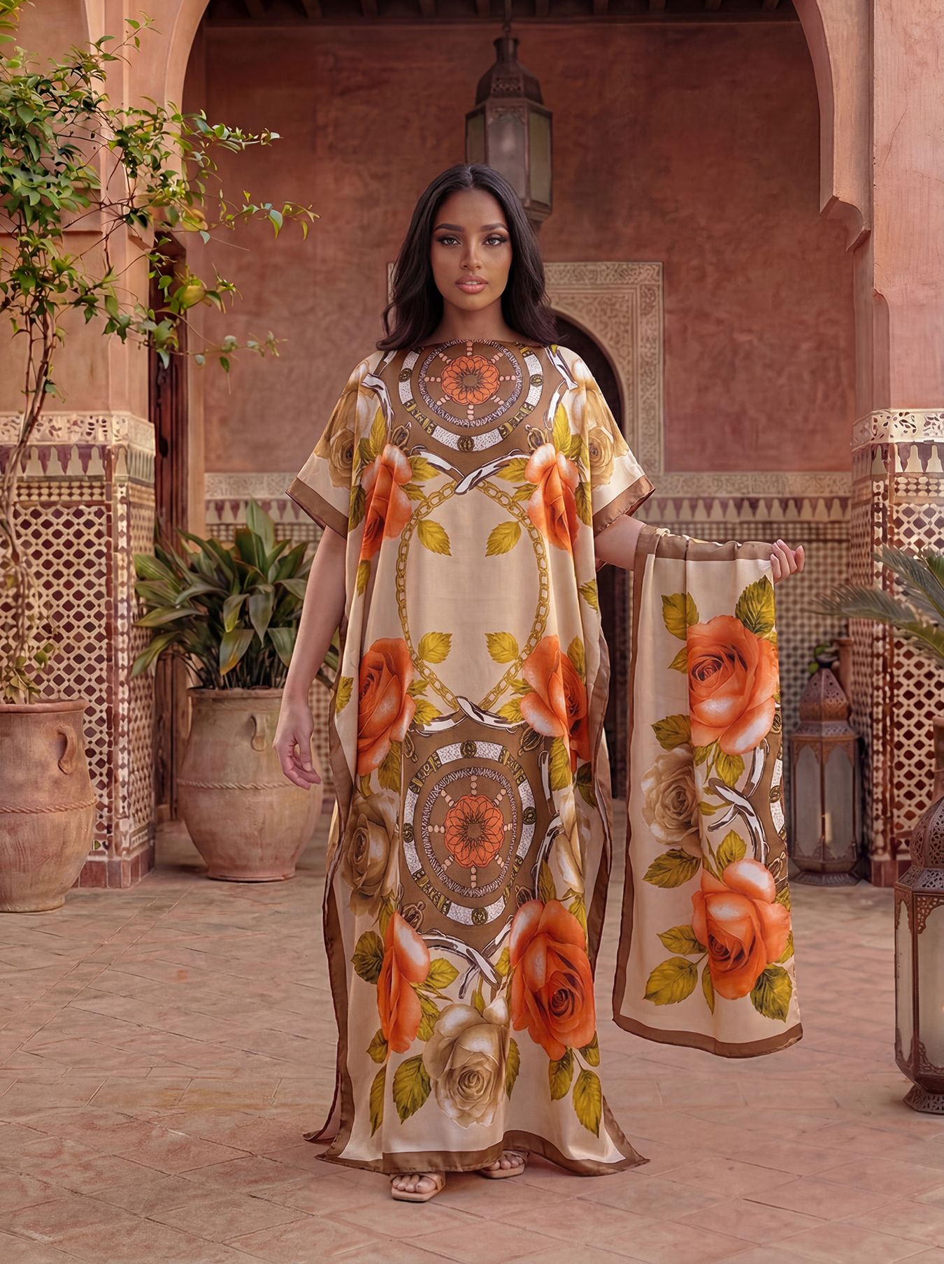 Robe Silk Women - New Style Long Loose Silk Blend