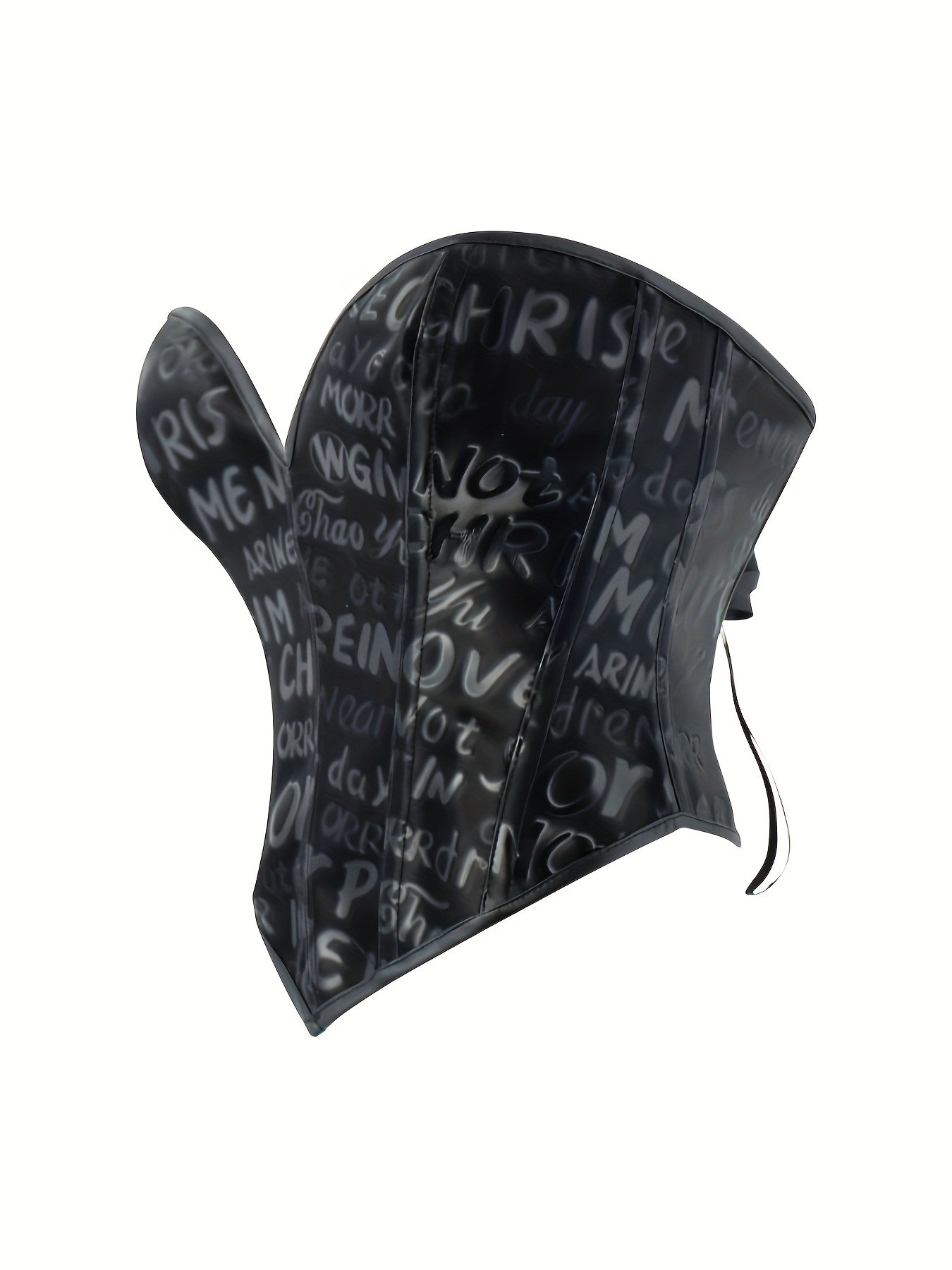 Black letter printed strapless – Corset Waist Cinch Bewertung und Preis