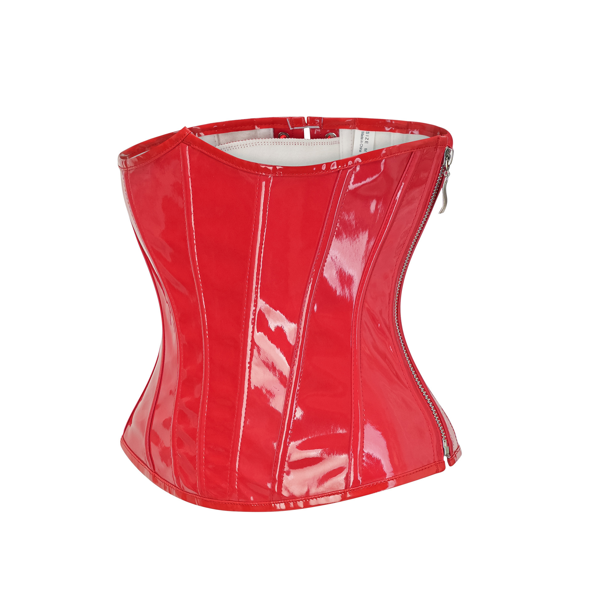 Steampunk Red PU Leather Side  – Corset Waist Cinch Bewertung und Preis