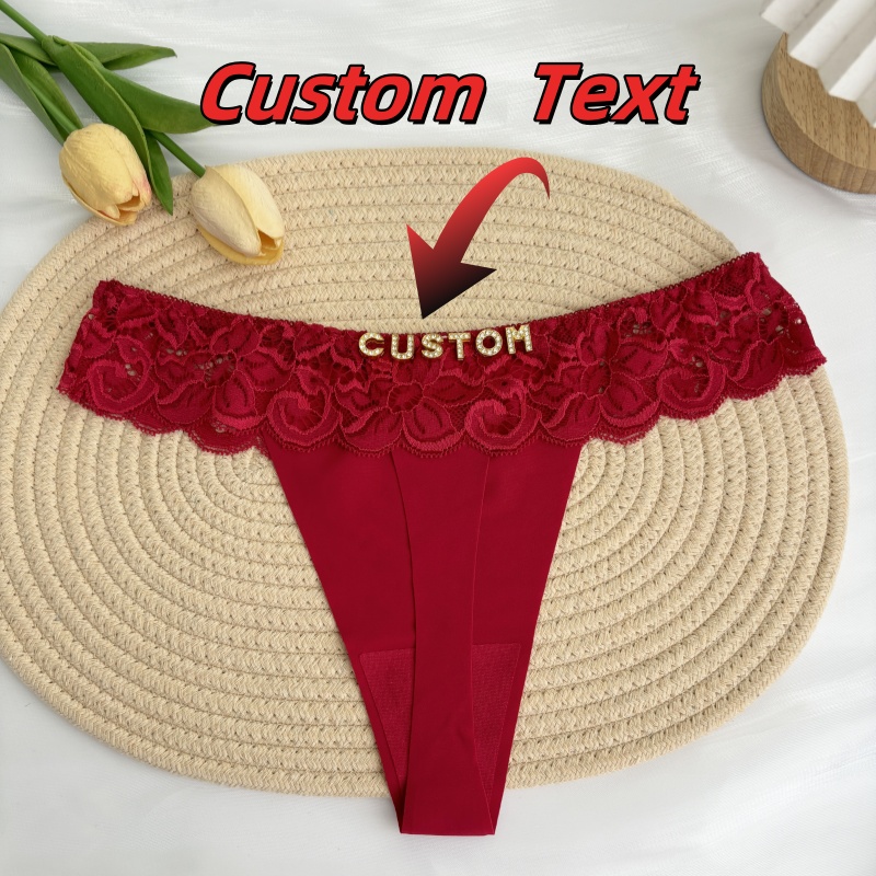 Personalized Custom Thong Name – Thong Bikini Women Bewertung und Preis