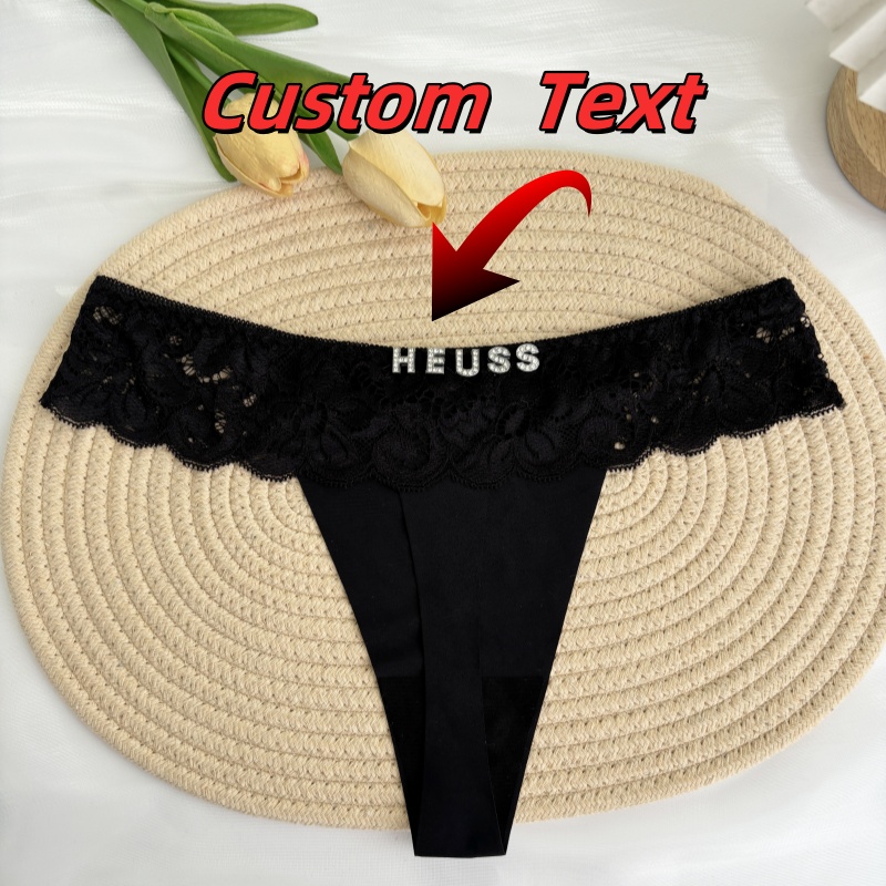 Personalized Custom Thong Name – Thong Bikini Women Bewertung und Preis