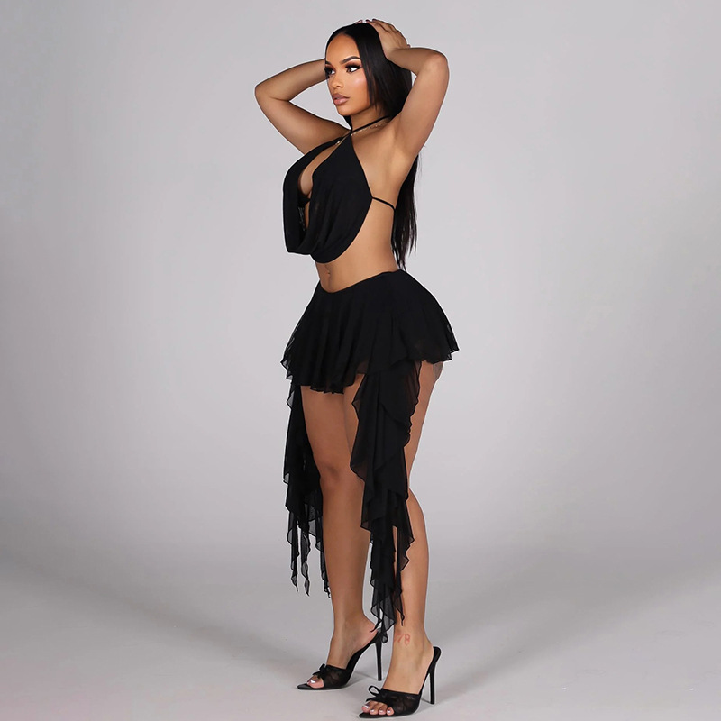 Women Sexy Solid Mesh 2 Piece  – Cami Top Lace Bewertung und Preis