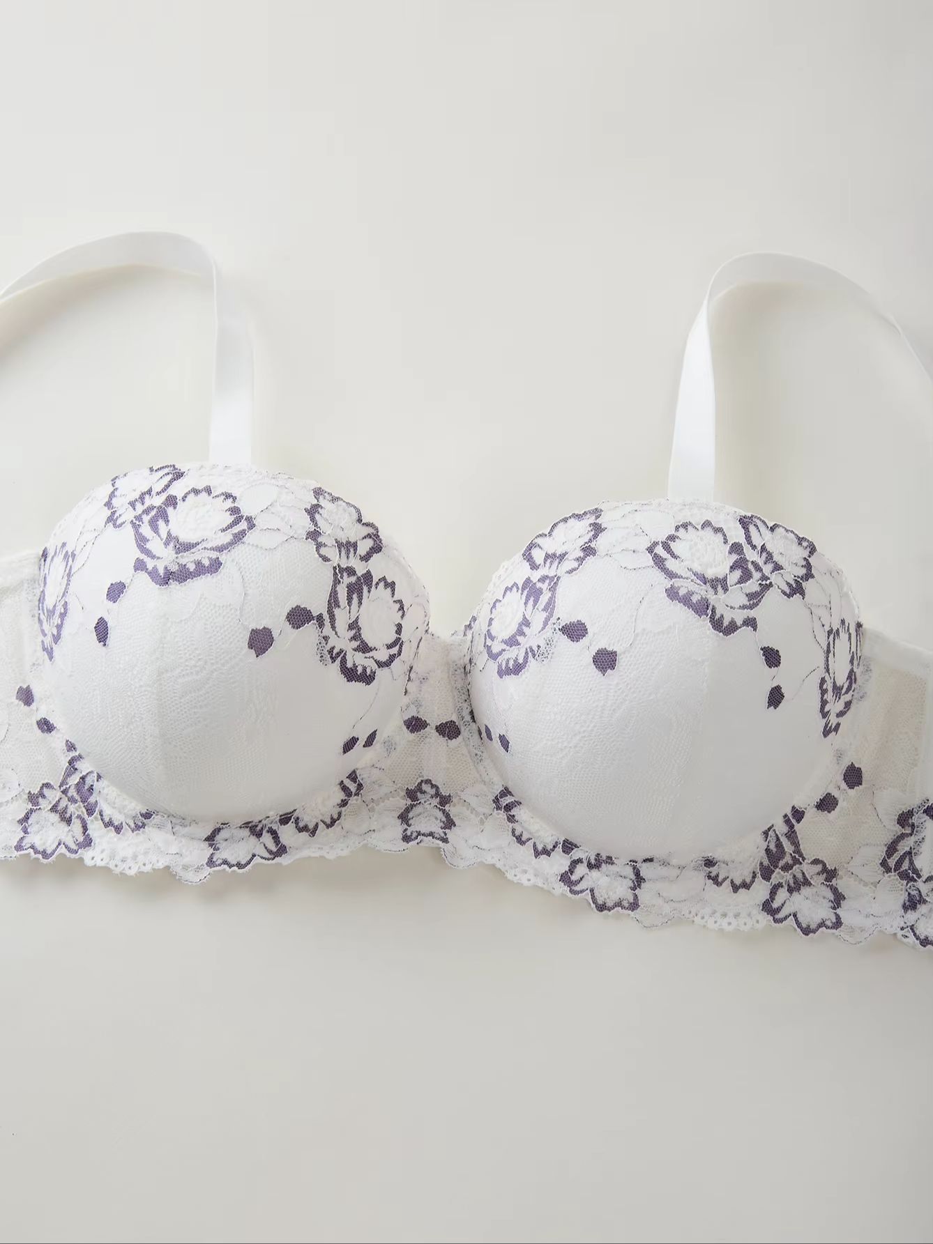 Plus Size Lace & Embroidery Wo – Push Up Bra Padded Bewertung und Preis