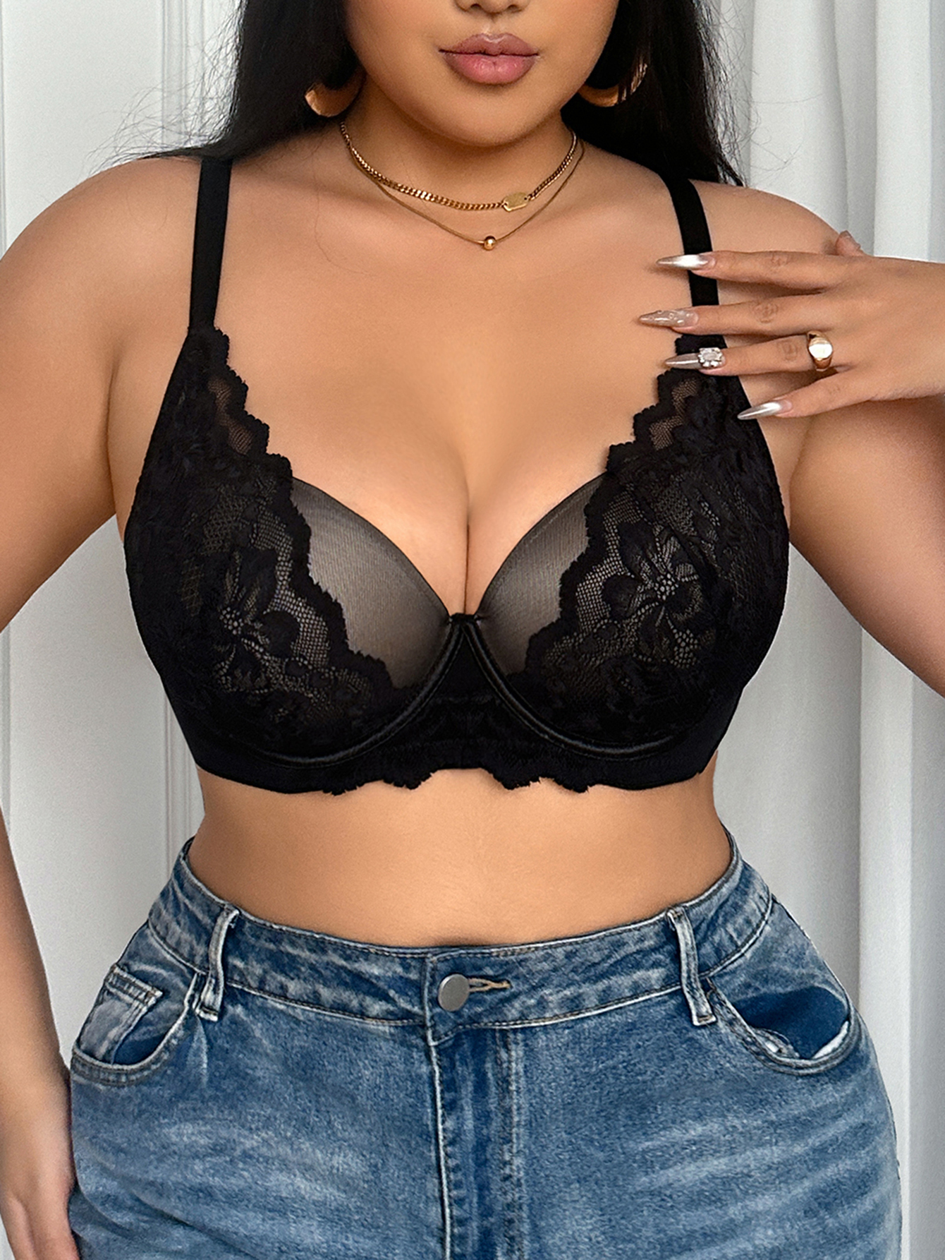 Wide Strap Plus Size Women Bra – Push Up Bra Padded Bewertung und Preis
