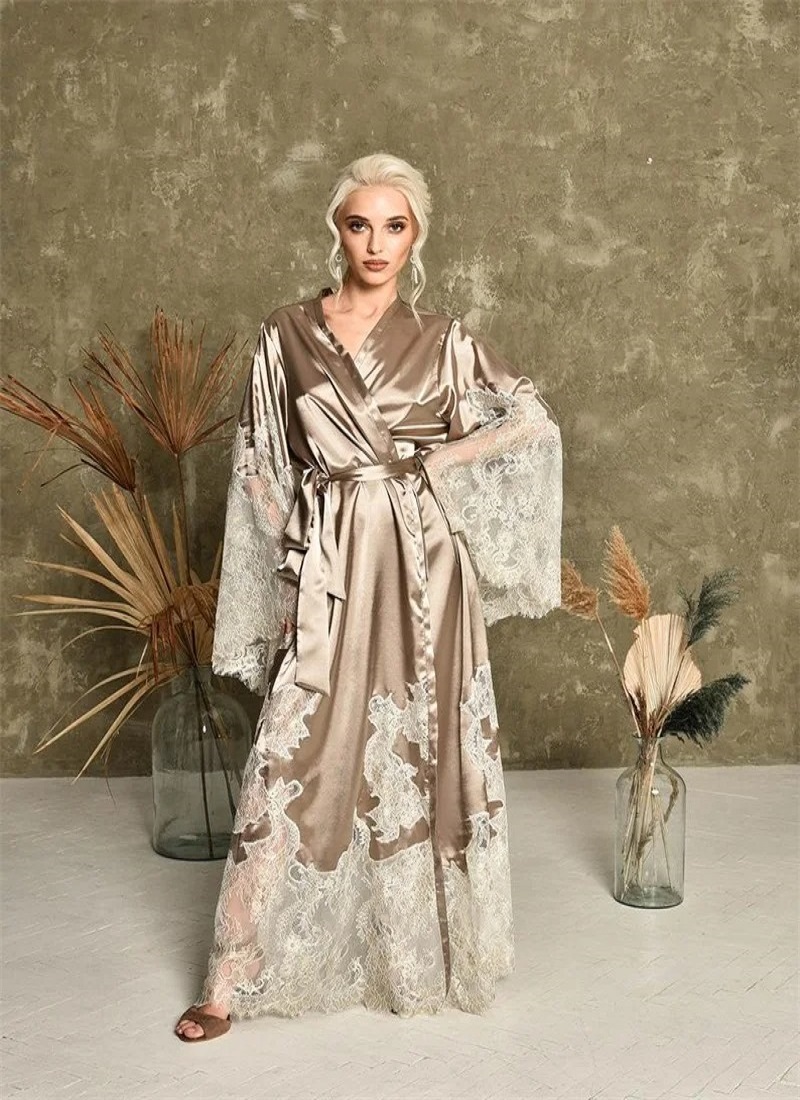 Customized Two Pieces Bride Sl – Robe Silk Women Bewertung und Preis