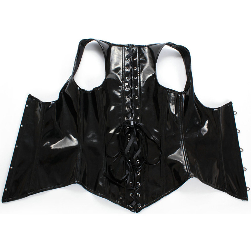 Black PU Leather Corset Gothic – Corset Waist Cinch Bewertung und Preis