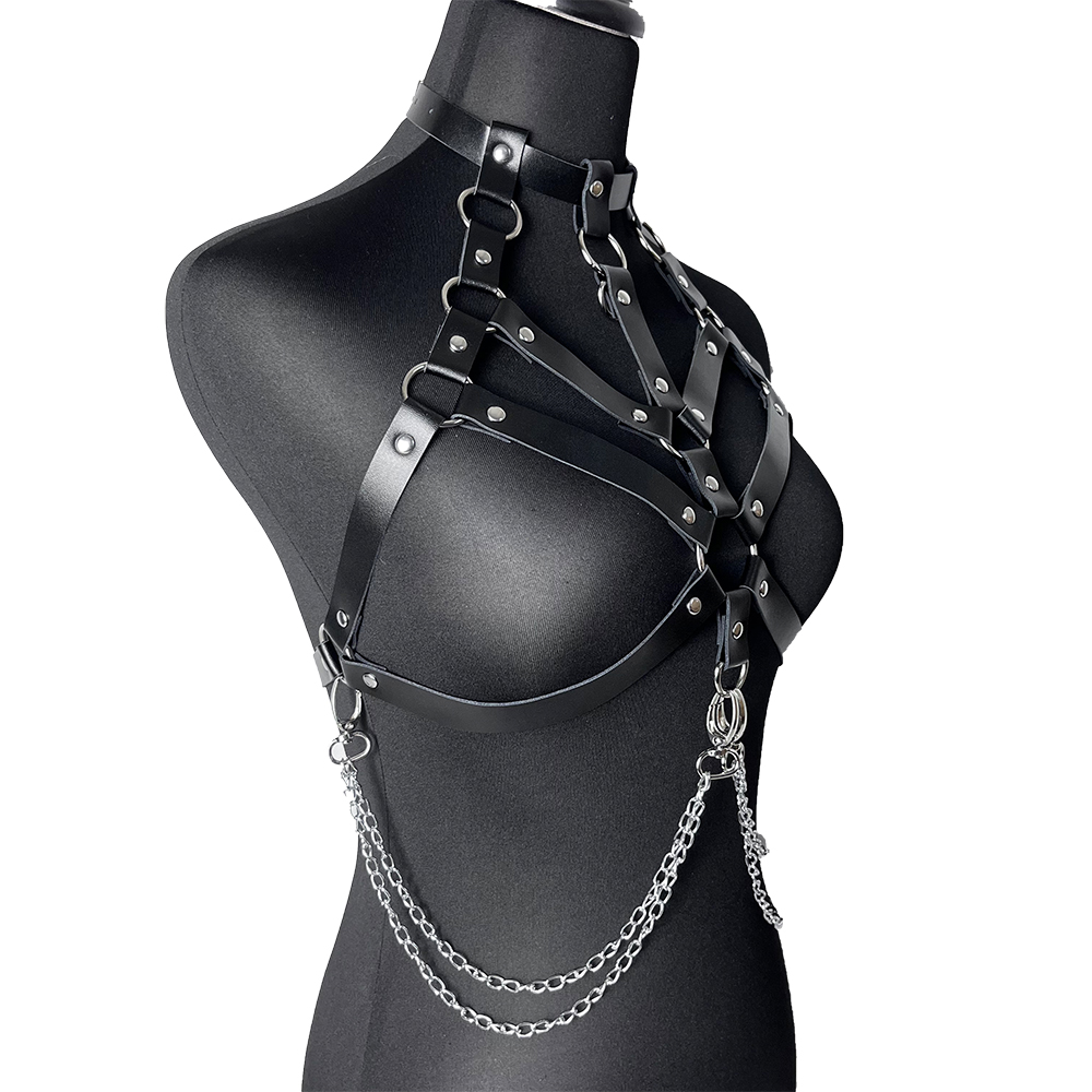 Chain with Leather Lingerie Wo – Garter Belt Set Bewertung und Preis
