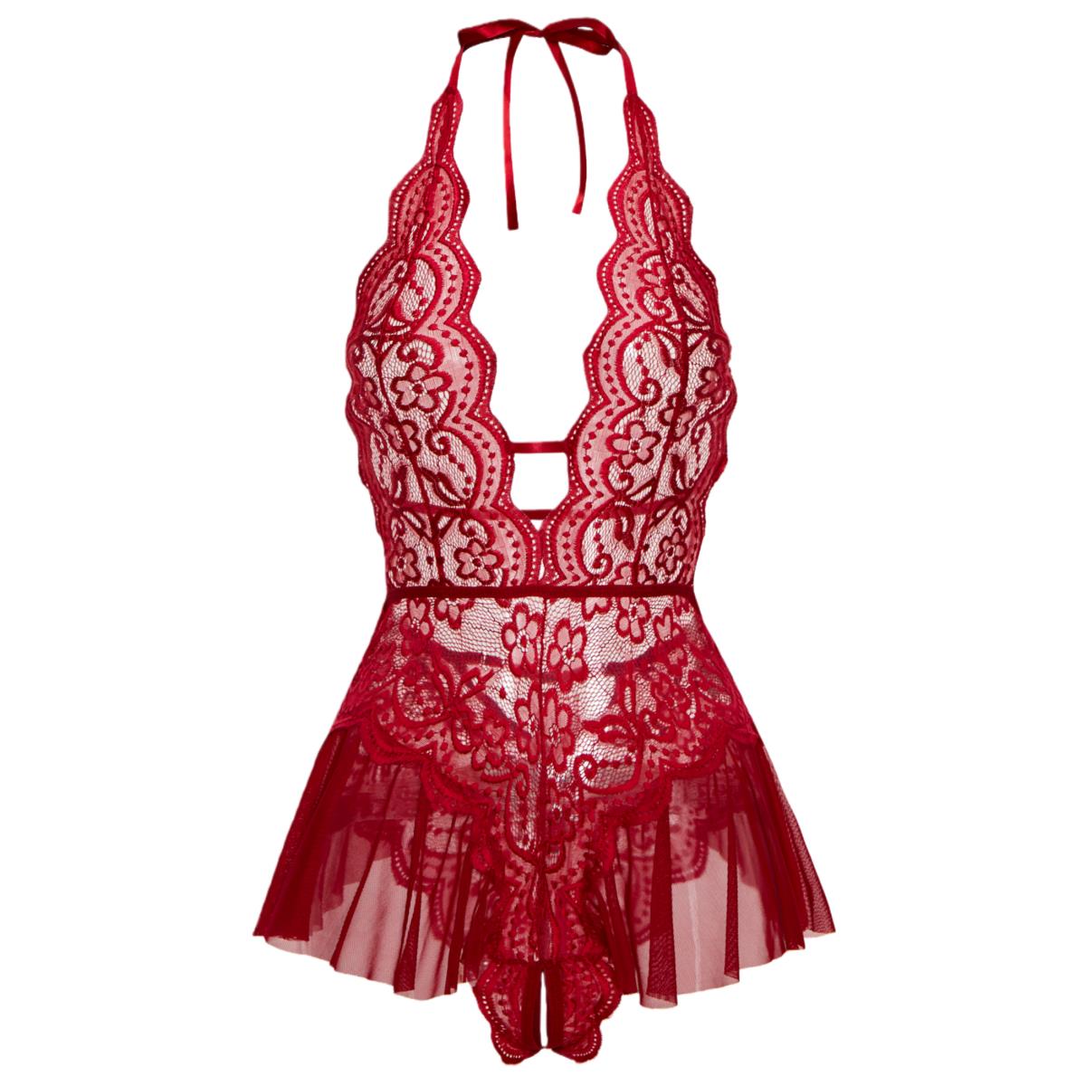 Erotic Crotchless Hot Lingerie – Lace Teddy Lingerie Bewertung und Preis