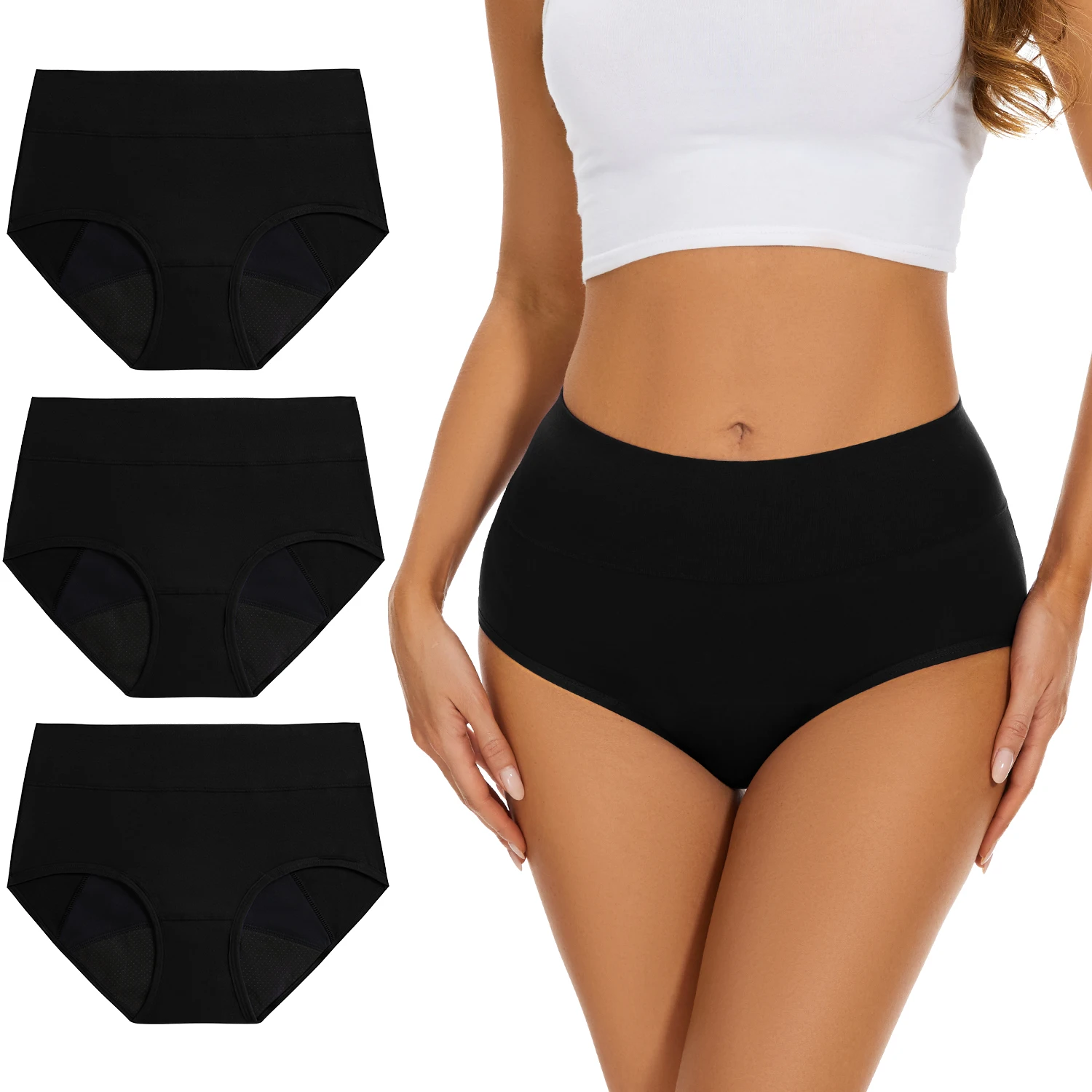 3PCS/lot Menstrual Panties For – Period Panty Absorbent Bewertung und Preis