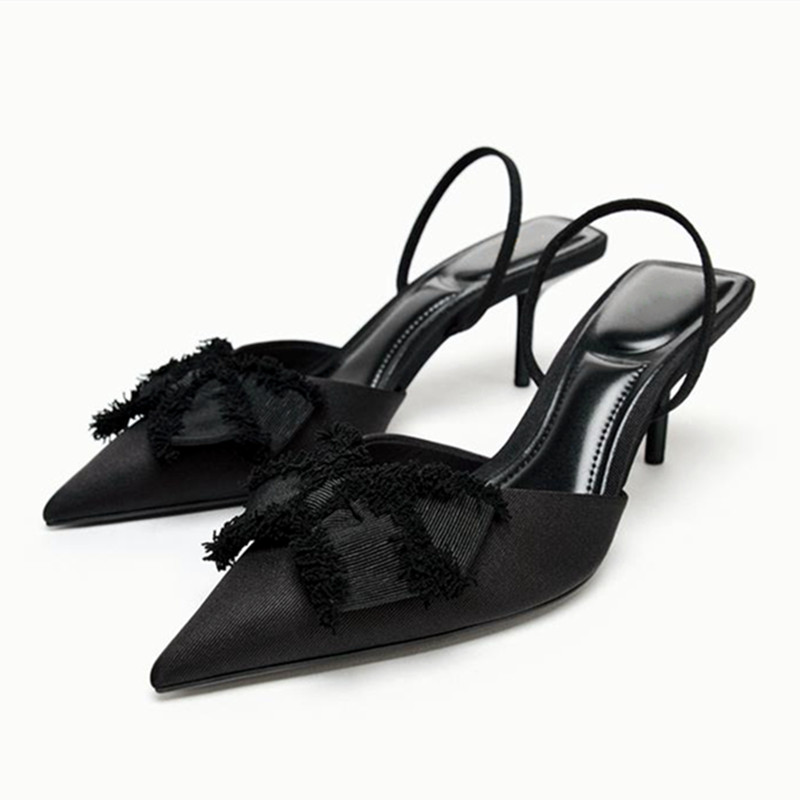 Fashion Black Satin Butterfly  – Slip Dress Satin Bewertung und Preis