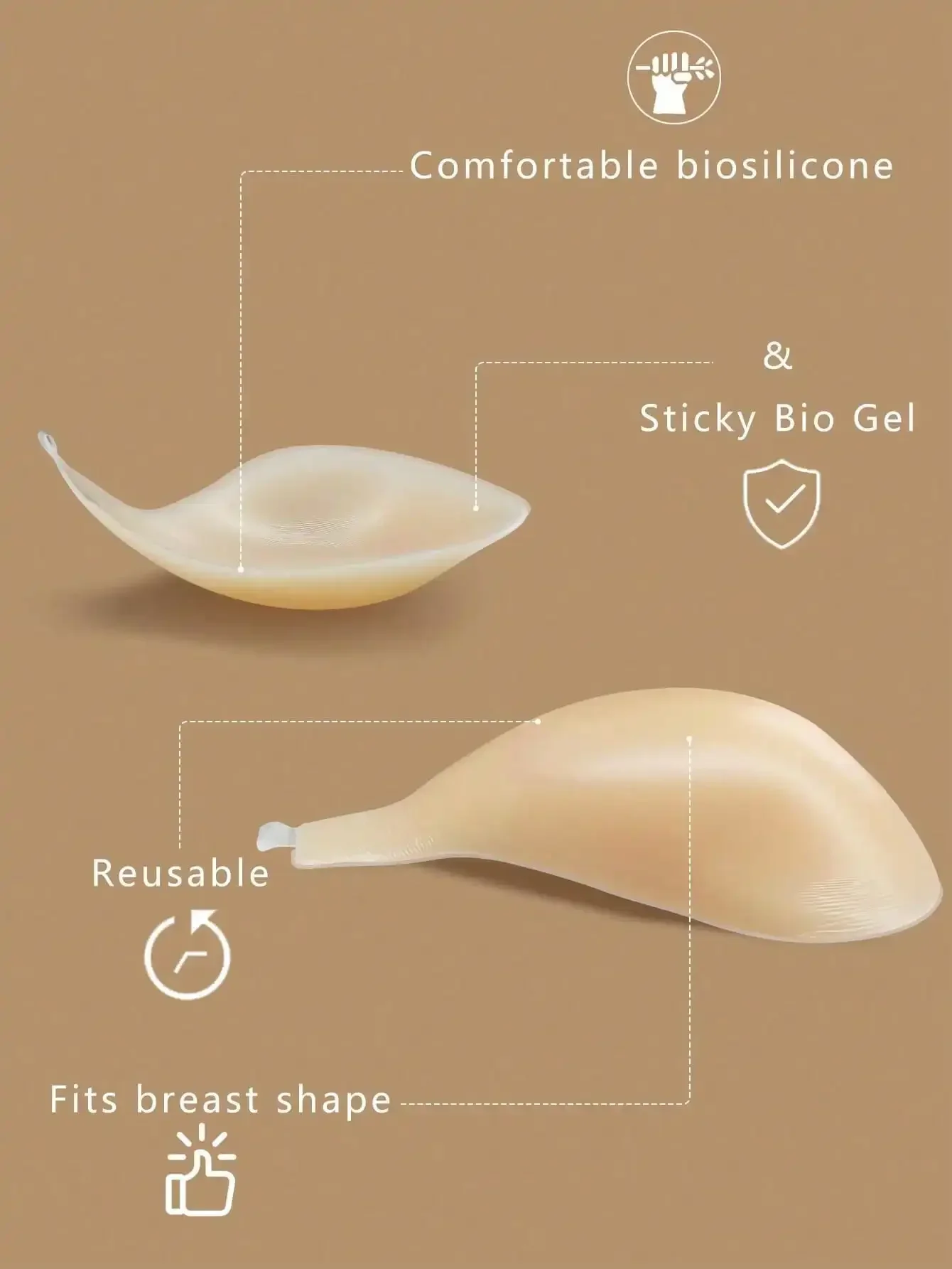 1pc Invisible Backless Straple – Strapless Bra Backless Bewertung und Preis