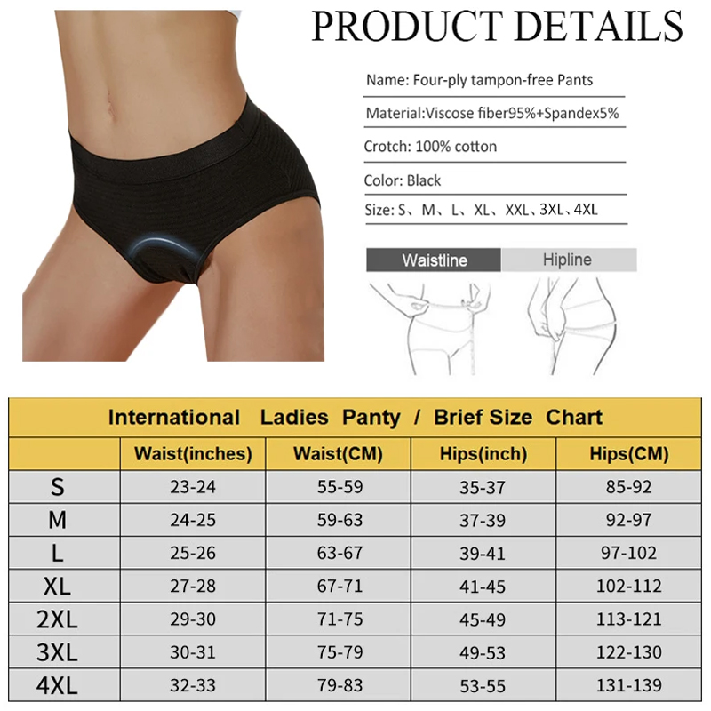 2Pc Heavy Flow Pure Cotton Men – Period Panty Absorbent Bewertung und Preis