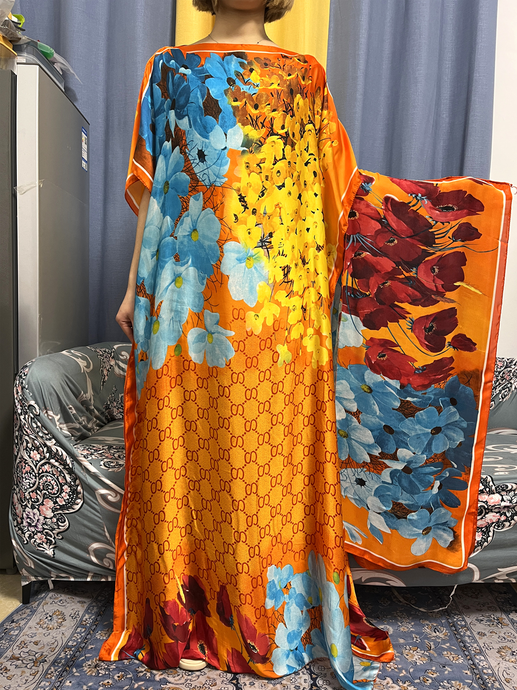 Abayas For Women Dubai Kaftan  – Robe Silk Women Bewertung und Preis