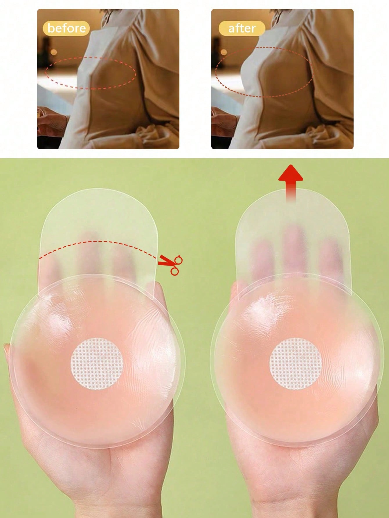 6.5cm Invisible Silicone Breas – Strapless Bra Backless Bewertung und Preis