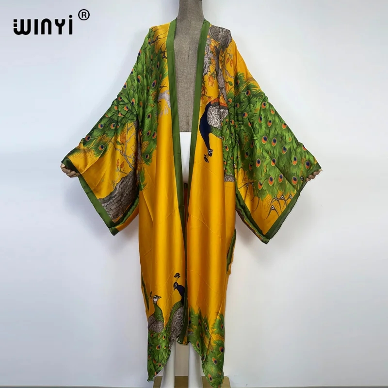 WINYI 2022 Summer Women Cardig – Robe Silk Women Bewertung und Preis