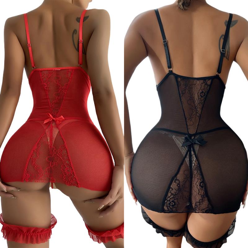 Transparent V-neck Strap Night – Babydoll Chemise Night Bewertung und Preis