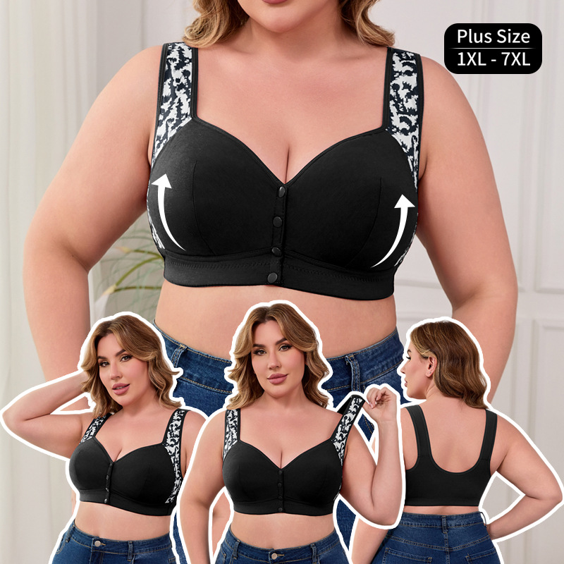 XL-7XL Plus Size Front Buckle  – Seamless Underwear Women Bewertung und Preis
